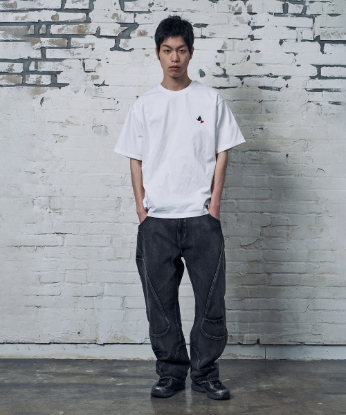 PEID(ペイド)の「PD CATS 半袖Tシャツ ホワイト(Tシャツ/カットソー・レディース・ホワイト・2/3/4/5/6/1)」の4枚目の写真