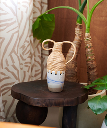 journal standard Furniture (�W���[�i���X�^���_�[�h�t�@�j�`���[)��MIX WOVEN VASE HANDLE 25�@�t�����[�x�[�X(�t�����[�x�[�X)