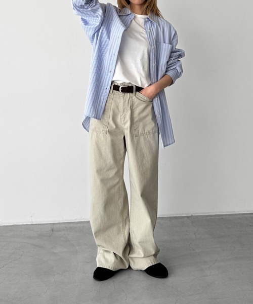 CANAL JEAN(キャナルジーン)の「El mar コットンクルーネックロンT(Tシャツ/カットソー・レディース・ブラック/ピンク/ホワイト・ONE SIZE)」の7枚目の写真
