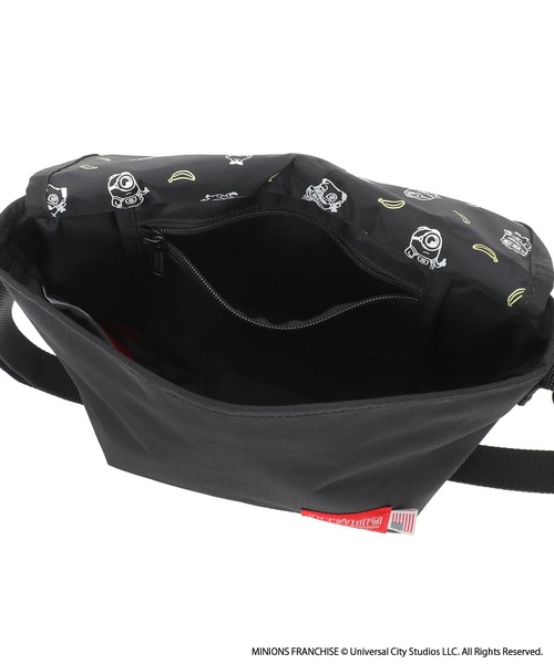Manhattan Portage（マンハッタンポーテージ）の「Nylon Messenger Bag (XS) BP W/DIV MGNT 500D CORDURA / MINIONS（メッセンジャーバッグ・レディース・ブラック・X-SMALL）」の8枚目の写真