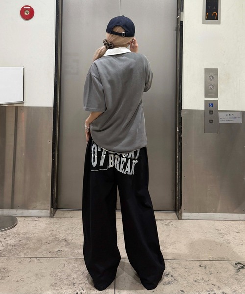 sedacle(セダクル)の「加工針抜きヘンリートップス(Tシャツ/カットソー・メンズ・チャコールグレー/ライトブルー・SMALL/LARGE/MEDIUM)」の12枚目の写真