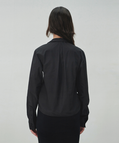 DIAGONAL(ダイアゴナル)の「STRING SHIRRING SHIRTS (black)(シャツ/ブラウス・レディース・その他・FREE)」の5枚目の写真