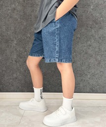 SHISKY（シスキー）の「ケミカルウォッシュ デニム ハーフパンツ(526-01)（その他パンツ）」