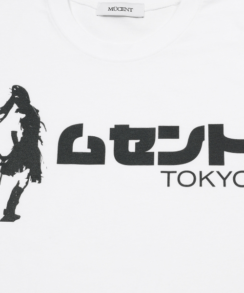 MUCENT（ムセント）の「東京レタリング半袖Tシャツ（2カラー）（Tシャツ/カットソー・レディース・ブラック/ホワイト・FREE）」の9枚目の写真