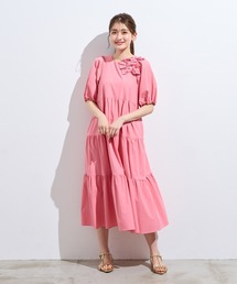 Rose Tiara（ローズティアラ）の「【接触冷感 UVカット 遮熱】ティアードマキシワンピース（ワンピース）」