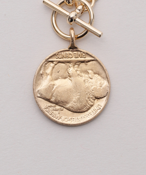 AP STUDIO(エーピーストゥディオ)の「【JANIS SAVITT/ジャニス・サビット】Lightweight chain coin Necklace(ネックレス・レディース・ゴールド・FREE)」の6枚目の写真