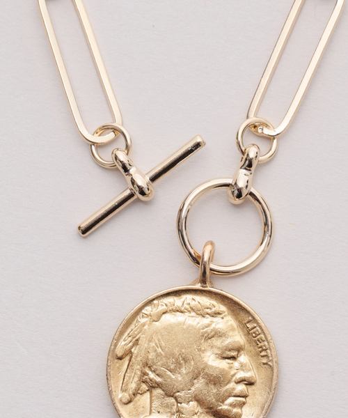 AP STUDIO(エーピーストゥディオ)の「【JANIS SAVITT/ジャニス・サビット】Lightweight chain coin Necklace(ネックレス・レディース・ゴールド・FREE)」の8枚目の写真