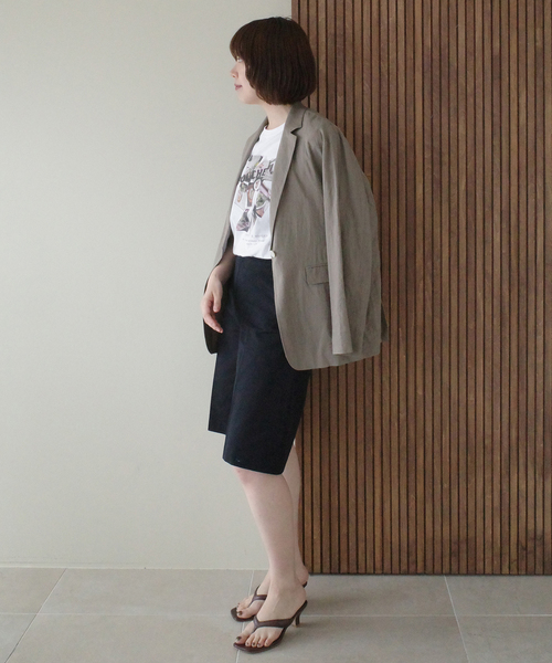 SLOBE IENA(スローブイエナ)の「BOUCHE SLOBE別注 LOGO TEE(Tシャツ/カットソー・レディース・オレンジ/ピンク/ホワイト・FREE)」の10枚目の写真