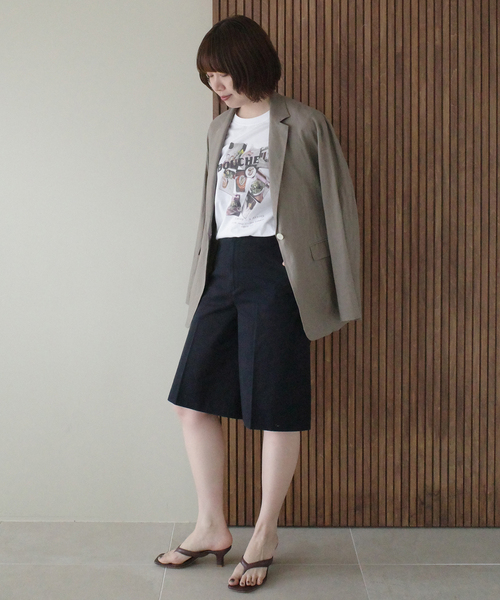 SLOBE IENA(スローブイエナ)の「BOUCHE SLOBE別注 LOGO TEE(Tシャツ/カットソー・レディース・オレンジ/ピンク/ホワイト・FREE)」の11枚目の写真