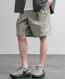 THE NORTH FACE WORKWAY SHORTS 接触冷感ロゴ刺繍ショートワイドパンツ