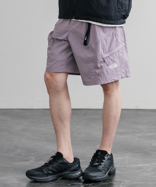 THE NORTH FACE（ザノースフェイス）の「THE NORTH FACE WORKWAY SHORTS 接触冷感ロゴ刺繍ショートワイドパンツ（その他パンツ・メンズ・ブラック/カーキ/ライラック・XL/L/M/XXL）」の13枚目の写真