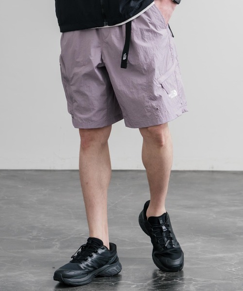 THE NORTH FACE（ザノースフェイス）の「THE NORTH FACE WORKWAY SHORTS 接触冷感ロゴ刺繍ショートワイドパンツ（その他パンツ・メンズ・ブラック/カーキ/ライラック・XL/L/M/XXL）」の14枚目の写真