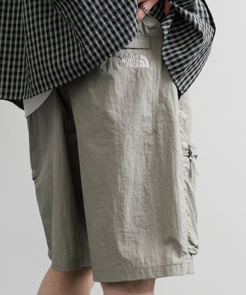 THE NORTH FACE（ザノースフェイス）の「THE NORTH FACE WORKWAY SHORTS 接触冷感ロゴ刺繍ショートワイドパンツ（その他パンツ・メンズ・ブラック/カーキ/ライラック・XL/L/M/XXL）」の11枚目の写真