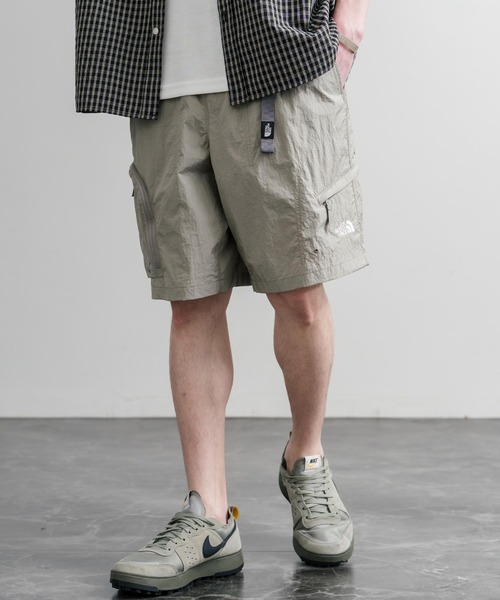 THE NORTH FACE（ザノースフェイス）の「THE NORTH FACE WORKWAY SHORTS 接触冷感ロゴ刺繍ショートワイドパンツ（その他パンツ・メンズ・ブラック/カーキ/ライラック・XL/L/M/XXL）」の8枚目の写真