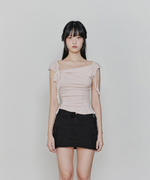 PAIN OR PLEASURE(ペインオアプレジャー)の「ANGEL STRAP TOP pink(Tシャツ/カットソー・レディース・その他・SMALL/MEDIUM)」の2枚目の写真