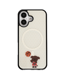 KIMHACHAN（キムハチャン）の「[+ギャラクシー S26/iPhone17] [マグセーフ] バスケットボールグラスバンパーケース（スマホケース/カバー）」
