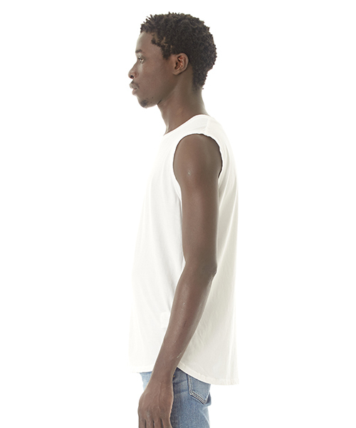 DAILY STANDARD by SANDINISTA(デイリースタンダードバイサンディニスタ)の「Cadet Sleeveless Tee / スリーブレストップ(タンクトップ・メンズ・ホワイト/ブラック/ヘザーグレー/ネイビー/チャコールグレー・X-SMALL/X-LARGE/MEDIUM/SMALL/LARGE)」の20枚目の写真