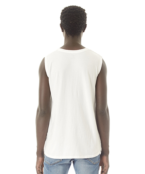 DAILY STANDARD by SANDINISTA(デイリースタンダードバイサンディニスタ)の「Cadet Sleeveless Tee / スリーブレストップ(タンクトップ・メンズ・ホワイト/ブラック/ヘザーグレー/ネイビー/チャコールグレー・X-SMALL/X-LARGE/MEDIUM/SMALL/LARGE)」の19枚目の写真