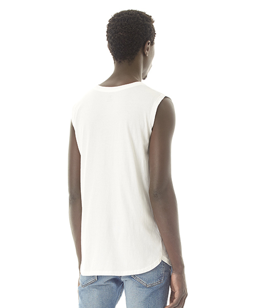 DAILY STANDARD by SANDINISTA(デイリースタンダードバイサンディニスタ)の「Cadet Sleeveless Tee / スリーブレストップ(タンクトップ・メンズ・ホワイト/ブラック/ヘザーグレー/ネイビー/チャコールグレー・X-SMALL/X-LARGE/MEDIUM/SMALL/LARGE)」の18枚目の写真