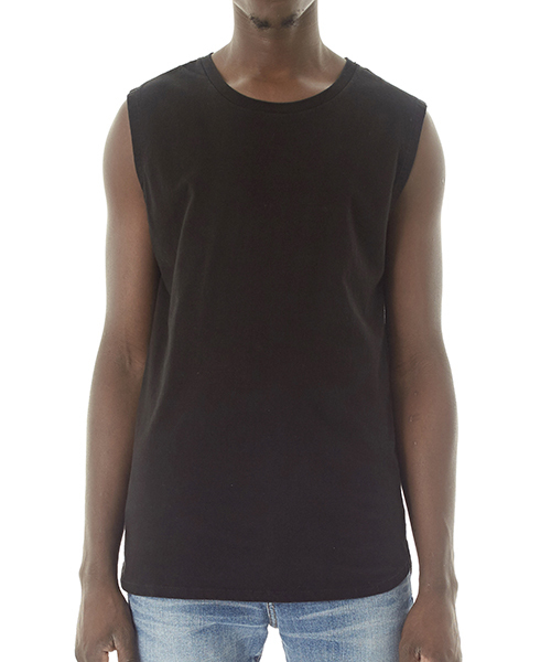 DAILY STANDARD by SANDINISTA(デイリースタンダードバイサンディニスタ)の「Cadet Sleeveless Tee / スリーブレストップ(タンクトップ・メンズ・ホワイト/ブラック/ヘザーグレー/ネイビー/チャコールグレー・X-SMALL/X-LARGE/MEDIUM/SMALL/LARGE)」の16枚目の写真