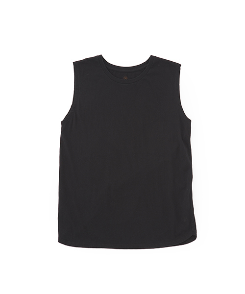 DAILY STANDARD by SANDINISTA(デイリースタンダードバイサンディニスタ)の「Cadet Sleeveless Tee / スリーブレストップ(タンクトップ・メンズ・ホワイト/ブラック/ヘザーグレー/ネイビー/チャコールグレー・X-SMALL/X-LARGE/MEDIUM/SMALL/LARGE)」の11枚目の写真