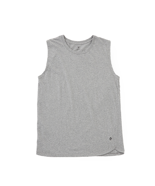 DAILY STANDARD by SANDINISTA(デイリースタンダードバイサンディニスタ)の「Cadet Sleeveless Tee / スリーブレストップ(タンクトップ・メンズ・ホワイト/ブラック/ヘザーグレー/ネイビー/チャコールグレー・X-SMALL/X-LARGE/MEDIUM/SMALL/LARGE)」の9枚目の写真