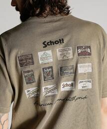 schott（ショット）の「Schott ショット T-SHIRT ARCHIVE TAG アーカイブタグ Tシャツ（Tシャツ/カットソー）」