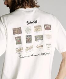 schott（ショット）の「Schott ショット T-SHIRT ARCHIVE TAG アーカイブタグ Tシャツ（Tシャツ/カットソー）」