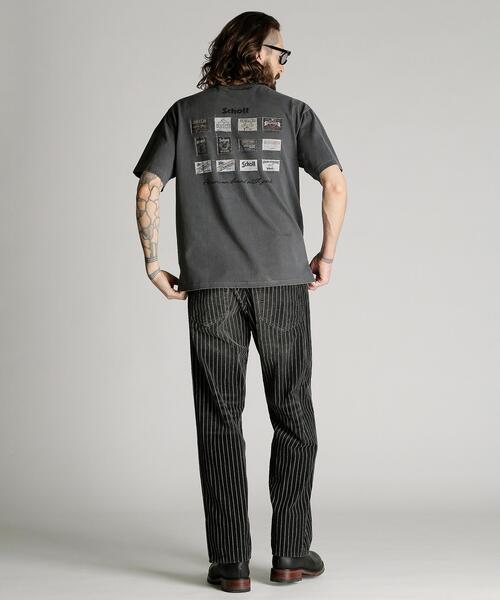 schott（ショット）の「Schott/ショット/T-SHIRT ARCHIVE TAG/アーカイブタグ Tシャツ（Tシャツ/カットソー・メンズ・ブラウン/ブラック/ホワイト・MEDIUM/XX-LARGE/X-LARGE/LARGE）」の7枚目の写真