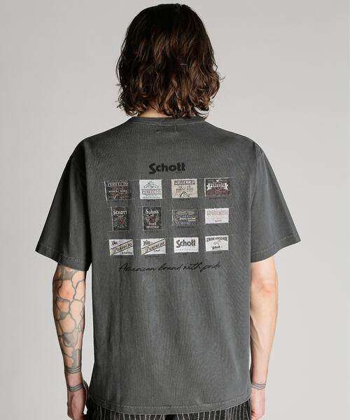 schott（ショット）の「Schott/ショット/T-SHIRT ARCHIVE TAG/アーカイブタグ Tシャツ（Tシャツ/カットソー・メンズ・ブラウン/ブラック/ホワイト・MEDIUM/XX-LARGE/X-LARGE/LARGE）」の9枚目の写真