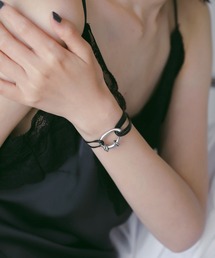 anuke(�A���k�[�N)��Metal x Leather Bracelet(�u���X���b�g)
