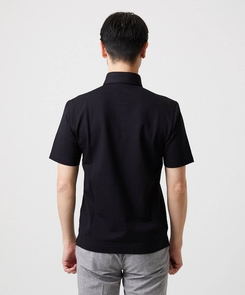 MICHEL KLEIN HOMME (ミッシェルクランオム)の「サッカージャージ半袖ポロシャツ(ポロシャツ・メンズ・ライトブルー/ブラック/ブルー・MEDIUM/LARGE/X-LARGE)」の11枚目の写真