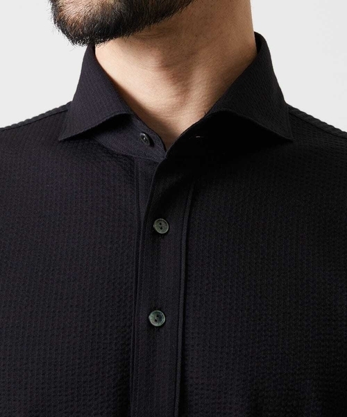 MICHEL KLEIN HOMME (ミッシェルクランオム)の「サッカージャージ半袖ポロシャツ(ポロシャツ・メンズ・ライトブルー/ブラック/ブルー・MEDIUM/LARGE/X-LARGE)」の12枚目の写真
