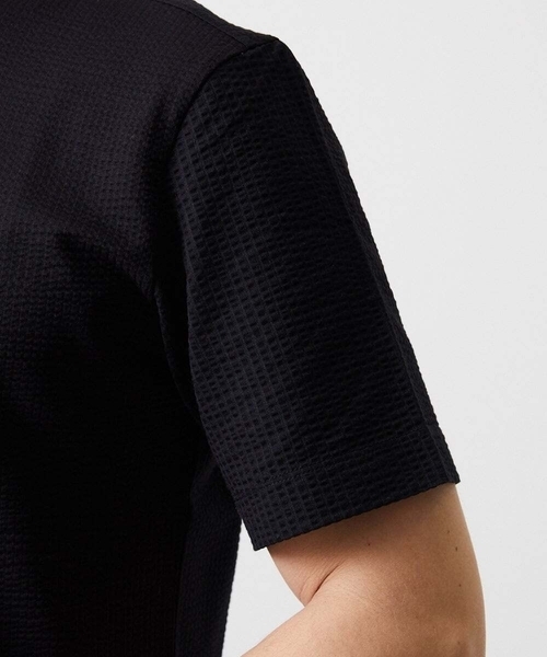 MICHEL KLEIN HOMME (ミッシェルクランオム)の「サッカージャージ半袖ポロシャツ(ポロシャツ・メンズ・ライトブルー/ブラック/ブルー・MEDIUM/LARGE/X-LARGE)」の14枚目の写真