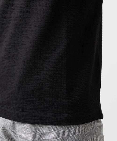 MICHEL KLEIN HOMME (ミッシェルクランオム)の「サッカージャージ半袖ポロシャツ(ポロシャツ・メンズ・ライトブルー/ブラック/ブルー・MEDIUM/LARGE/X-LARGE)」の15枚目の写真