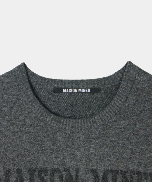MAISON MINED（メゾンミネド）の「DOODLE HEART KNIT CHARCOAL（ニット/セーター・メンズ・その他・SMALL/MEDIUM/LARGE）」の14枚目の写真