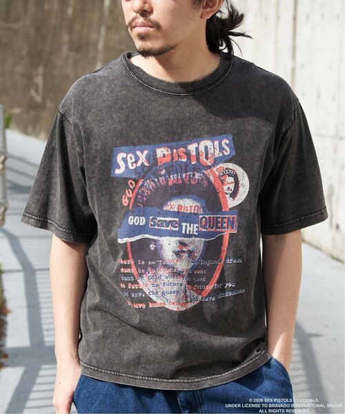 VENCEEXCHANGE(ヴァンスエクスチェンジ)の「Sex Pistols セックス・ピストルズ バンドT(Tシャツ/カットソー・メンズ・ホワイト/ブラック・L/M/LL/S)」の2枚目の写真