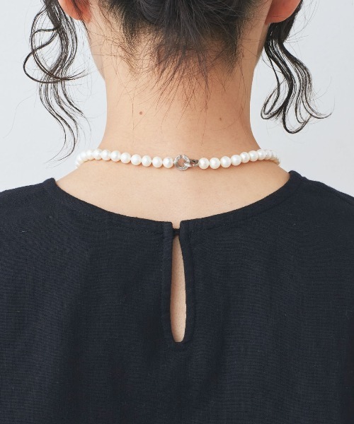 mensha!(メンシャ)の「mensha! ガーゼでドレスアップ! ランタンスリーブトップス(その他トップス・レディース・グレイッシュブルー/ホワイト/ブラック・M/L/LL/3L)」の12枚目の写真