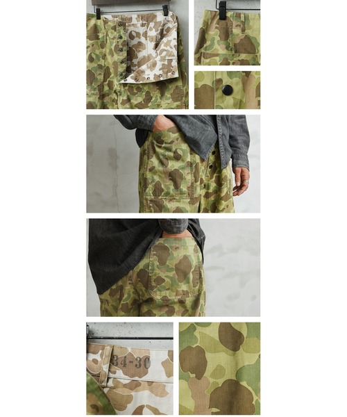 WAIPER.inc（ワイパーインク）の「WAIPER.inc 米軍 1940's U.S.M.C. P-42 1st Pattern ダックハンターカモ リバーシブル ユーティリティパンツ【WP1097】（その他パンツ・メンズ・カモフラージュ・36/34/32/38/40）」の17枚目の写真