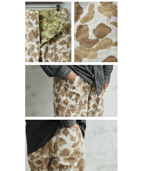 WAIPER.inc（ワイパーインク）の「WAIPER.inc 米軍 1940's U.S.M.C. P-42 1st Pattern ダックハンターカモ リバーシブル ユーティリティパンツ【WP1097】（その他パンツ・メンズ・カモフラージュ・36/34/32/38/40）」の18枚目の写真