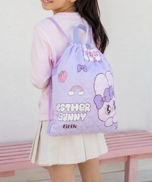 Mac-House（マックハウス）の「【EstherBunnyLittle/エスターバニーリトル】 3連キーホルダー付き キルティングナップサック（バックパック/リュック）」