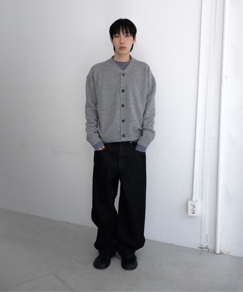 Millo Archive（ミロ アーカイブ）の「クロップムーブVネックカーディガン[オートミール]（ニット/セーター・メンズ・その他・X-LARGE/LARGE/MEDIUM）」の7枚目の写真