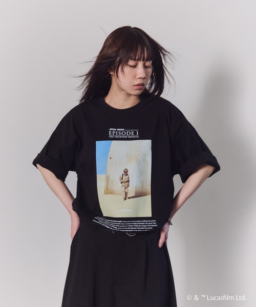 STAR WARS(スターウォーズ)の「【STAR WARS】 Darth Vader / ダース・ベイダー / Ep1 Photo Tee / スター・ウォーズ エピソード1 フォトT(Tシャツ/カットソー・メンズ・ホワイト/チャコールグレー/ブラック/ホワイト系その他/ブラック系その他/グレー系その他・M/L)」の4枚目の写真