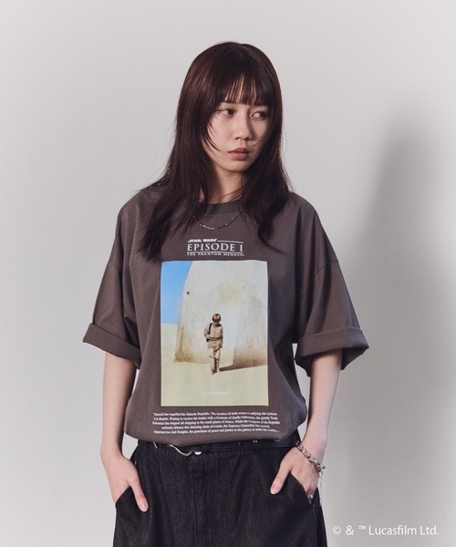 STAR WARS(スターウォーズ)の「【STAR WARS】 Darth Vader / ダース・ベイダー / Ep1 Photo Tee / スター・ウォーズ エピソード1 フォトT(Tシャツ/カットソー・メンズ・ホワイト/チャコールグレー/ブラック/ホワイト系その他/ブラック系その他/グレー系その他・M/L)」の6枚目の写真