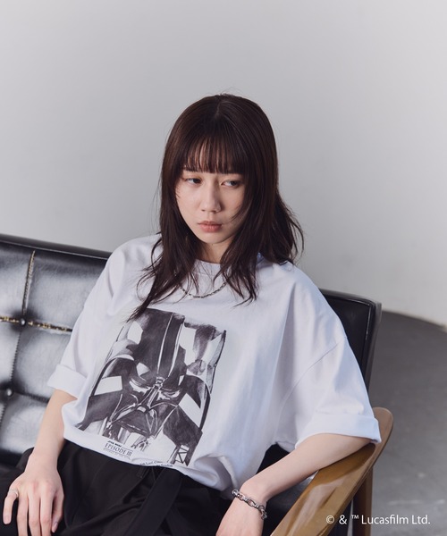 STAR WARS(スターウォーズ)の「【STAR WARS】 Darth Vader / ダース・ベイダー / Ep1 Photo Tee / スター・ウォーズ エピソード1 フォトT(Tシャツ/カットソー・メンズ・ホワイト/チャコールグレー/ブラック/ホワイト系その他/ブラック系その他/グレー系その他・M/L)」の2枚目の写真