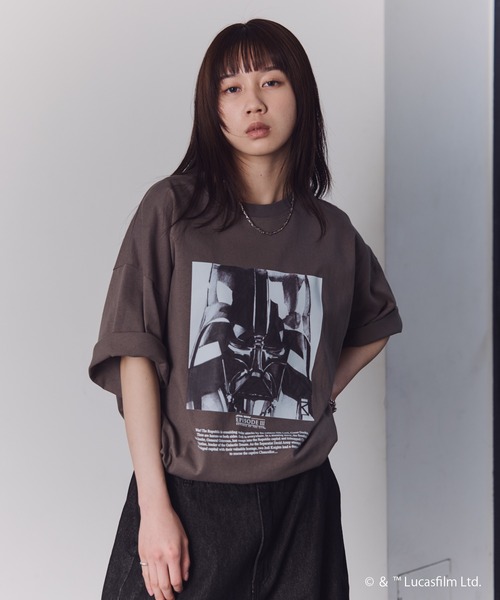 STAR WARS(スターウォーズ)の「【STAR WARS】 Darth Vader / ダース・ベイダー / Ep1 Photo Tee / スター・ウォーズ エピソード1 フォトT(Tシャツ/カットソー・メンズ・ホワイト/チャコールグレー/ブラック/ホワイト系その他/ブラック系その他/グレー系その他・M/L)」の5枚目の写真