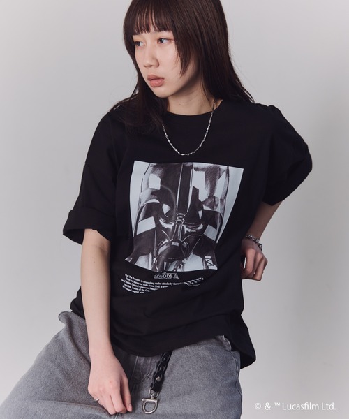 STAR WARS(スターウォーズ)の「【STAR WARS】 Darth Vader / ダース・ベイダー / Ep1 Photo Tee / スター・ウォーズ エピソード1 フォトT(Tシャツ/カットソー・メンズ・ホワイト/チャコールグレー/ブラック/ホワイト系その他/ブラック系その他/グレー系その他・M/L)」の3枚目の写真