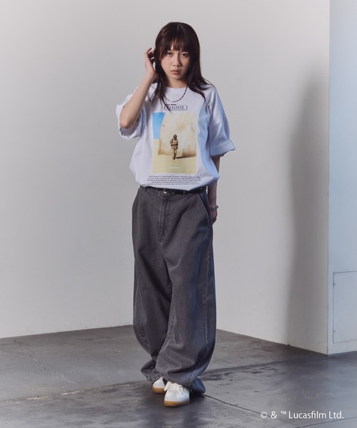 STAR WARS(スターウォーズ)の「【STAR WARS】 Darth Vader / ダース・ベイダー / Ep1 Photo Tee / スター・ウォーズ エピソード1 フォトT(Tシャツ/カットソー・メンズ・ホワイト/チャコールグレー/ブラック/ホワイト系その他/ブラック系その他/グレー系その他・M/L)」の7枚目の写真
