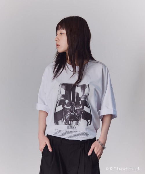 STAR WARS(スターウォーズ)の「【STAR WARS】 Darth Vader / ダース・ベイダー / Ep1 Photo Tee / スター・ウォーズ エピソード1 フォトT(Tシャツ/カットソー・メンズ・ホワイト/チャコールグレー/ブラック/ホワイト系その他/ブラック系その他/グレー系その他・M/L)」の21枚目の写真