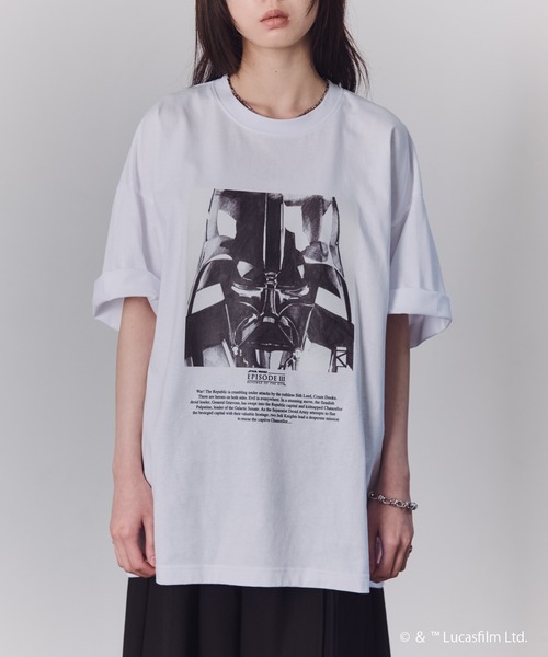 STAR WARS(スターウォーズ)の「【STAR WARS】 Darth Vader / ダース・ベイダー / Ep1 Photo Tee / スター・ウォーズ エピソード1 フォトT(Tシャツ/カットソー・メンズ・ホワイト/チャコールグレー/ブラック/ホワイト系その他/ブラック系その他/グレー系その他・M/L)」の22枚目の写真